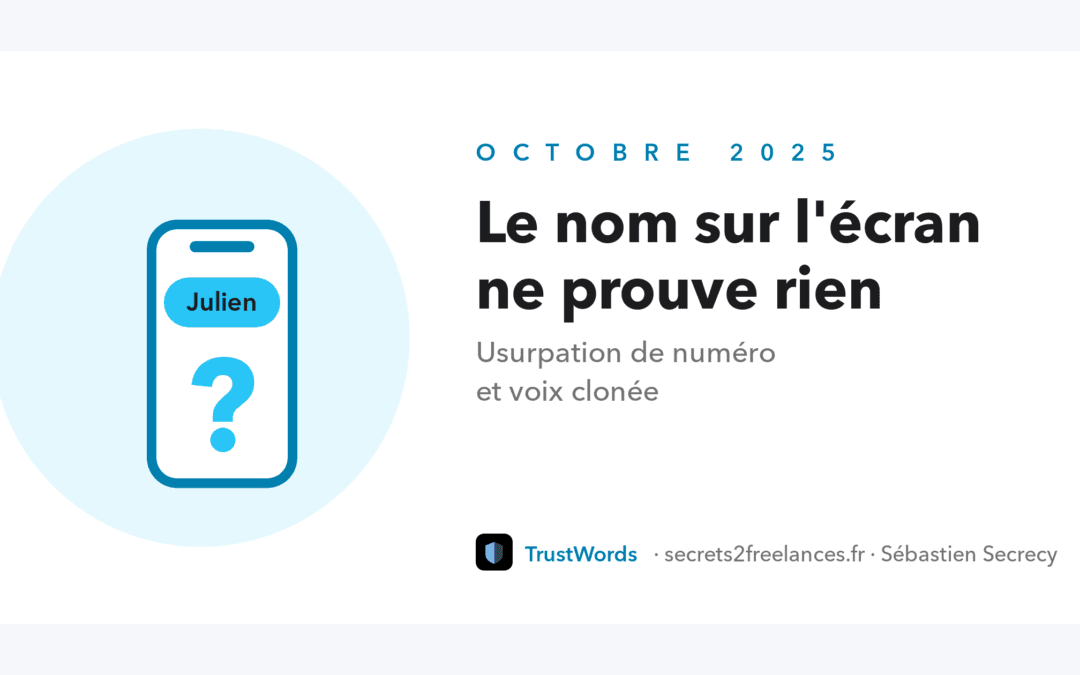 Le nom sur l&rsquo;écran ne prouve rien : usurpation de numéro et voix clonée