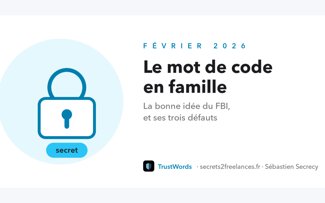 Le mot de code en famille : la bonne idée du FBI, et ses trois défauts